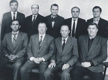 Ведущие специалисты ОКБ «Коралл», в районе 1977 года